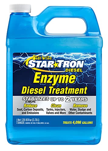 STAR TRON Enzyme Fuel Treatment - Diesel - style: 128 Oz Treats 4096 Gallons
