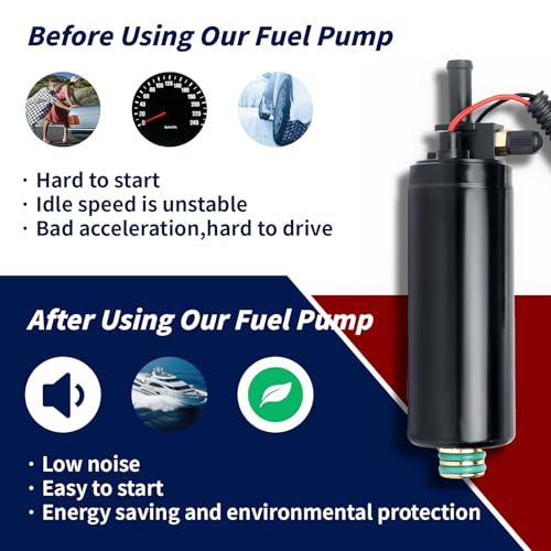 5006063 Vapor Separator Electric Fuel Pump For 2005-2014 Johnson Evinrude 75-175 HP E-TEC 3.3L 3.4L Marine Outboard Engines OE: 5006063 5009033 5010821 5009118 5009026 5010818 - size: FP4011