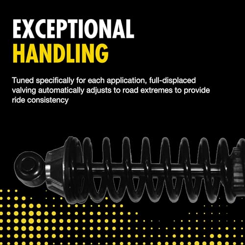Monroe Load Adjusting 58637 Suspension Shock Absorber and Coil Spring Assembly Pack of 2 for Chevrolet Silverado 1500
