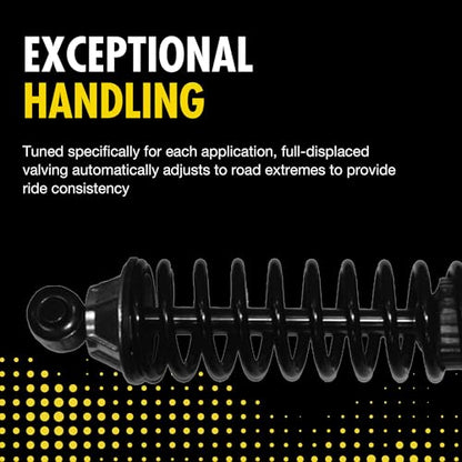 Monroe Load Adjusting 58637 Suspension Shock Absorber and Coil Spring Assembly Pack of 2 for Chevrolet Silverado 1500