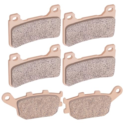 AHL Front & Rear Brake Pads Set for Honda CBR600RR CBR600 RR 2005-2006 (Sintered copper-based) - size: Sintered copper-based