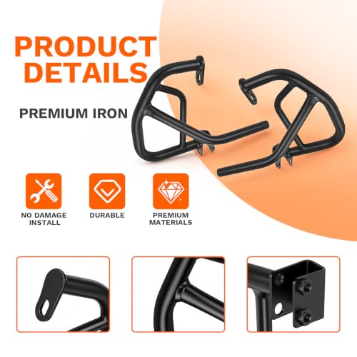 CHIFUN Engine Guard Highway Crash Bar for Honda Rebel 300 CMX300 2017-2025, Rebel 500 CMX500 2017-2025, CL300 2023 2024, 1.25‘’ Steel Motorcycle Frame Protection Bars Replacement (Black)