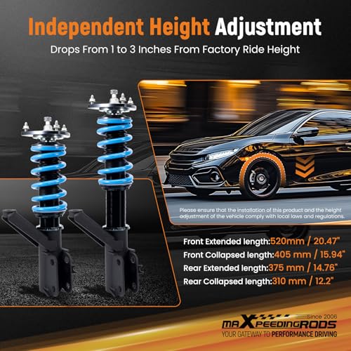 maXpeedingrods T6 Upgraded Coilovers for Honda CR-V 2002-2006