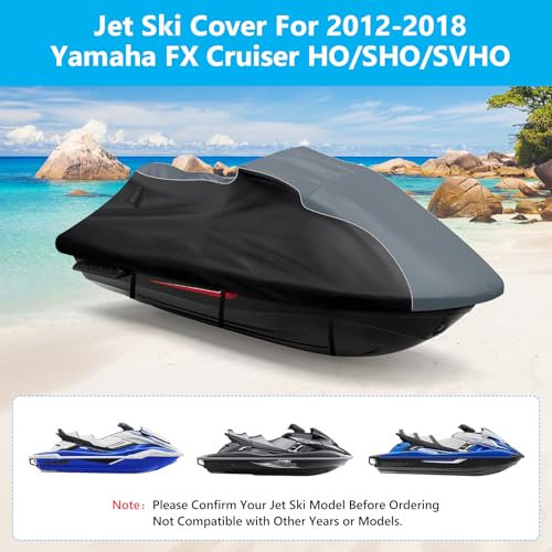 Jet Ski Cover for Yamaha FX Cruiser HO/SHO/SVHO 2012-2018 - size: For Yamaha FX Cruiser HO/SHO/SVHO 2012-2018
