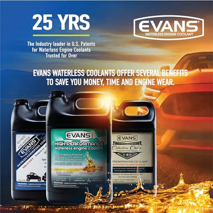 EVANS Coolant Powersports Waterless Engine Coolant (Gallon, 1 Pack) - size: 1 Gallon