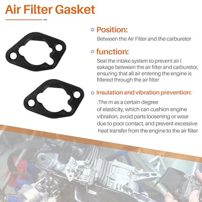 SUNJIKA Gasket Kit for Predator 212cc GX160 GX200 Engine,2 Sets