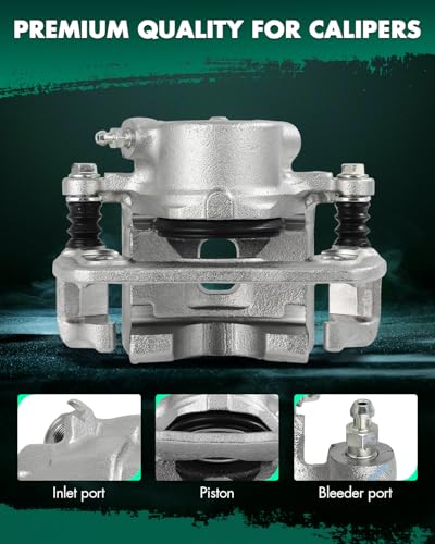 SCITOO 1PC 19B1486 Front Passenger Side Disc Brake Caliper With Bracket - size: Front Passenger[19B1486]