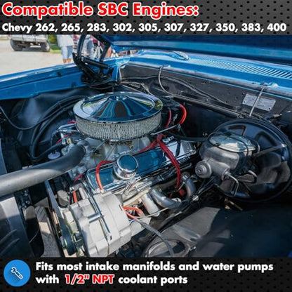 Heater Hose Connector, 5/8" Intake 3/4" Water Pump Fitting