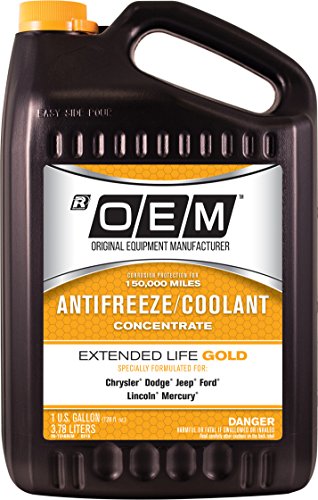Recochem OEM 86-734GOEM Gold Premium Antifreeze Concentrate Extended Life GOLD, 1 gallon, 1 Pack - color: Gold, style: Concentrate