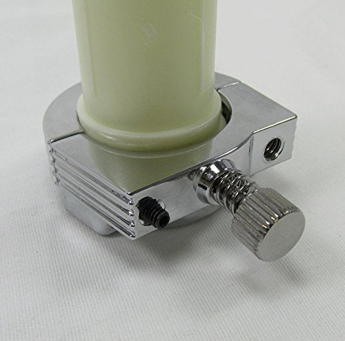 Chrome 1" SINGLE CABLE Throttle Assembly: Clamp & Sleeve for SINGLE Throttle Cable Harley Models: 1974-1980 Wide Glide, Super Glide, Fat Bob, Low Rider, Sportster & 1975-1980 Electra Glide, Tour Glide