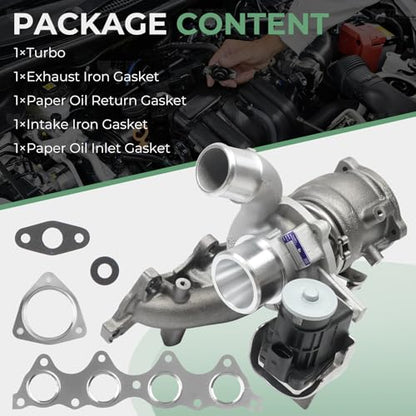 For 282312B760 Turbocharger Repair kits Turbo Charger W/Gaskets Compatible with Hyundai Tucson 1.6L 2016-2018 Replacement For 16399880016 1639-988-0016 28231 2B760