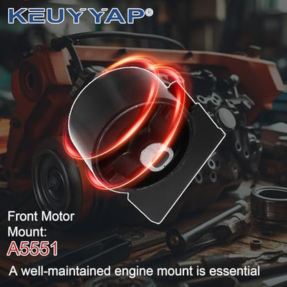 4Pcs Engine Motor Mount Compatible with Dodge Journey 2011-2019