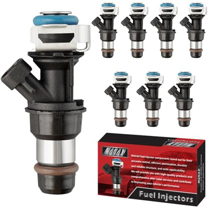 Set of 8 Fuel Injectors 17113553 67363 4G1659 FJ315 FJ10062 Replacement - size: 17113553
