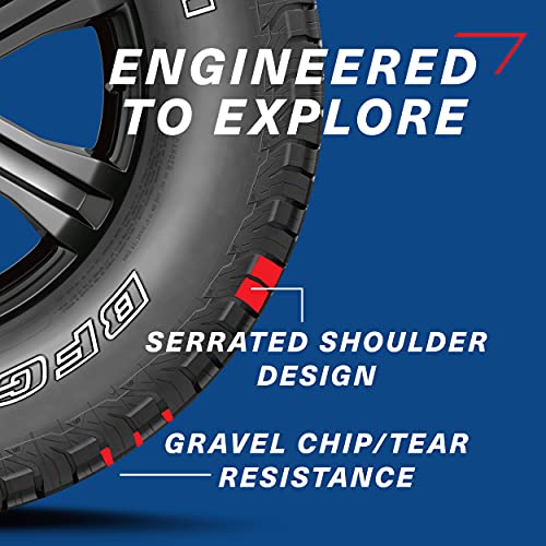 BFGoodrich Trail-Terrain T/A On and Off-Road Tire for Light Trucks, SUVs, and Crossovers, 255/70R17 112T - size: 255/70R17 112T