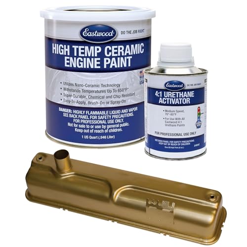 Eastwood Olds Gold High Temperature Ceramic Engine Paint and Activator - color: Olds Gold