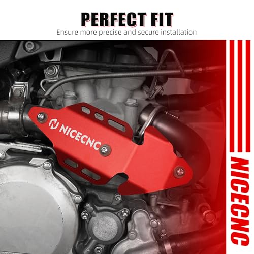 NICECNC Heat Shield Guard Protector Red - color: Red
