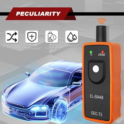 GM Automotive Tire Pressure Monitor - Tire Sensor Reset Tool Car Accessories EL-50448 Compatible with Most GM Series Vehicles