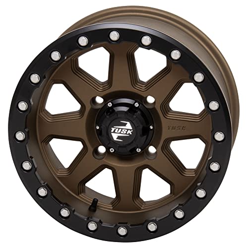 Tusk 4/156 Uinta Beadlock Wheel 15x7 5.0 + 2.0 Bronze Compatible with POLARIS RZR Trail/XP/ProXP/General/Ranger KAWASAKI KRX/Ridge/Mule Pro YAMAHA RMAX/YXZ