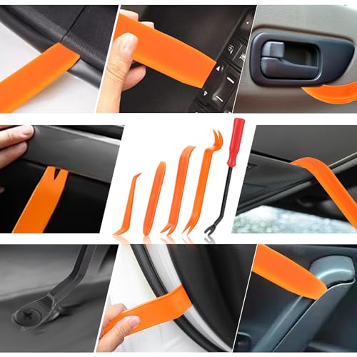 Car Retainer Clips & Fasteners Kit – 18 Universal Sizes Nylon Bumper, Fender Rivets, Door Panel Clips, and Plastic Rivets with Removal Tool for Toyota, Ford (415pcs) - style: 415pcs