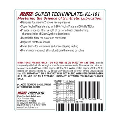 Klotz Super Techniplate, KL-101 (1 Gallon) - size: 1 Gallon