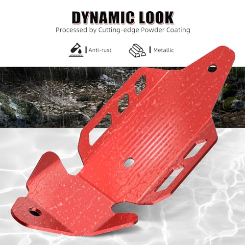 NICECNC Heat Shield Guard Protector Red - color: Red
