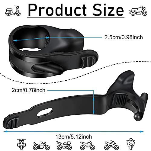 Frienda 4 Pcs Motorcycle Throttle Assist, Cruise Control Grip Holder Black