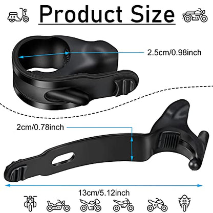 Frienda 4 Pcs Motorcycle Throttle Assist, Cruise Control Grip Holder Black