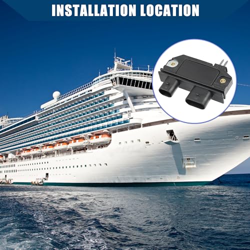 Ignition Module Control Unit for Mercury Marine/Front Ignition Module/Durable Plastic / 1Pcs Black