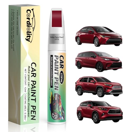 Car Touch Up Paint Ruby Flare Pearl(3T3) for Toyota - color: Ruby Flare Pearl(3T3)for All Models, style: Toyota