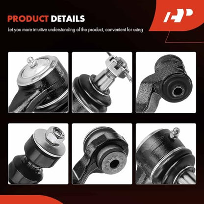 A-Premium 12Pcs Suspension Kit, Upper Lower Control Arm, Lower Ball Joint