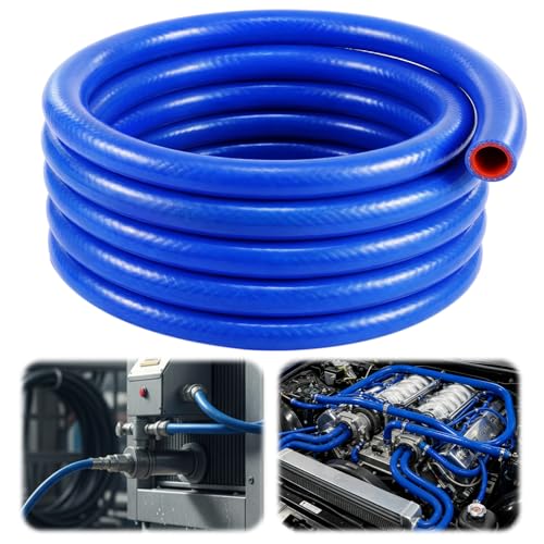 Outus 1" Id, 25ft Silicone Heater Hose,Coolant Radiator Hose, Blue, 1 - color: Blue, size: 1" ID, 25ft