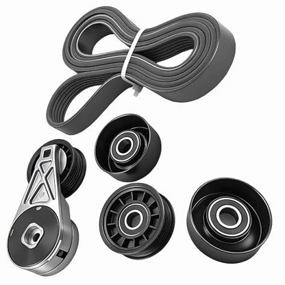 Serpentine Belt Kit With Tensioner And Idler Pulley For Chevrolet Malibu - size: Malibu (04-06), For Pontiac G6 (05-06)