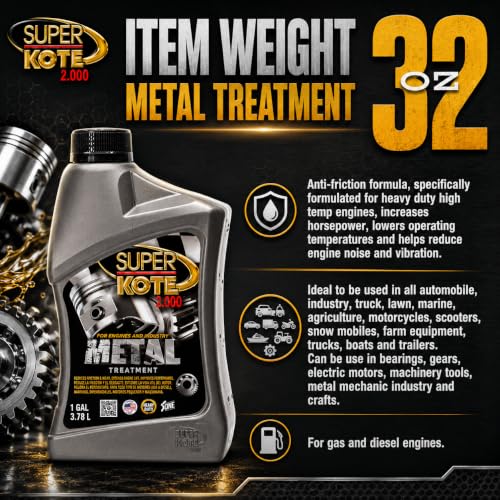 Metal Treatment Superkote 2000 / Anti Friction/Engine Treatment / 1Q