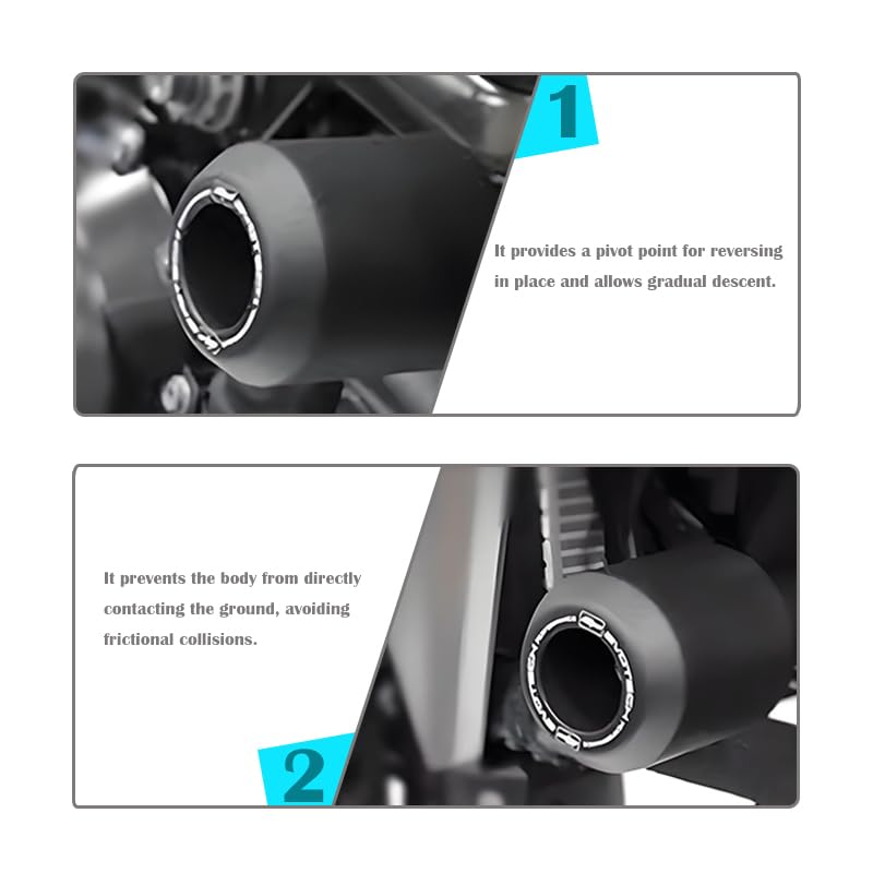 Motorcycle Frame Sliders Engine Guard Anti-Crash Protector for CFMOTO 450SS - color: Red