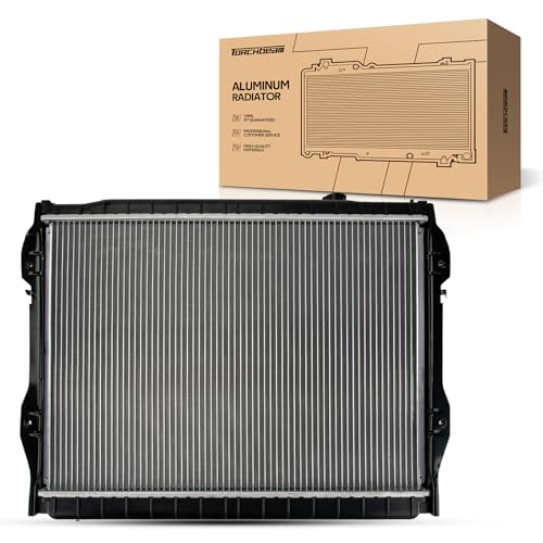 Torchbeam Car Aluminum Core Radiators Compatible with 1995-1998 2000-2004 Tacoma, 1999 Tacoma 3.4L, 1999 Tacoma 2.4L, 1999 Tacoma 2.7L Transmission Oil Cooler Included - size: 95-04 Tacoma