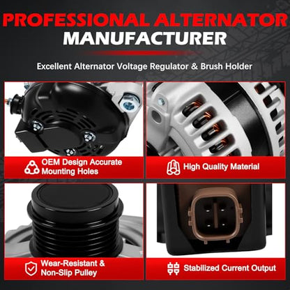11402 New Alternator Fit for Camry 2.5L 2012-2015/RAV4 2009-2012 - size: 11402