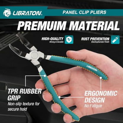 Libraton Panel Clip Pliers, Diagonal Cutting Pliers, Clip Removal Tool