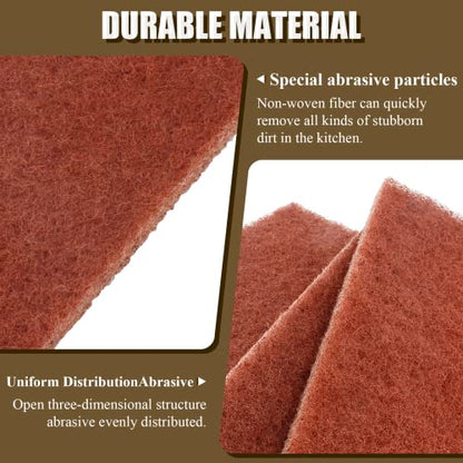 6 Pcs 4x6 Inch Medium Scuff Pads for Paint Prep Sanding - size: Medium, 6pcs