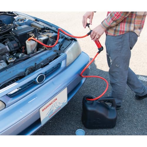 Performance Tool W4067 12-Quart Used Oil Transport Jug, Black