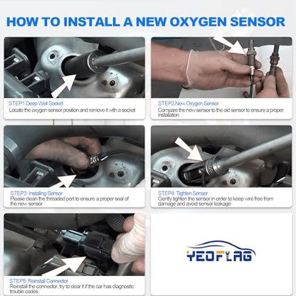 O2 Sensor 1Pcs 234-4528, Oxygen Sensor Compatible with Chevy for Cruze 2011-2015, for Cruze Limited 2016, for Sonic 2012-2020, for Trax 2013-2014 - size: 234-4528