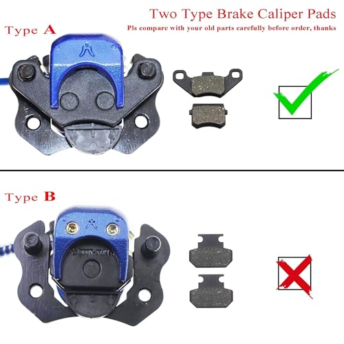 PRO BAT Front Hydraulic Brake Kit with Extra Brake Pads Hand Brake Master - color: Black