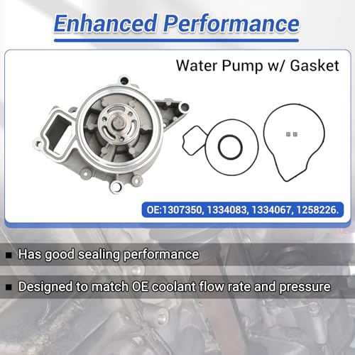 2.4 Timing Chain Kit Water Oil Pump VVT Compatible with 2009-2017 Chevy Equinox Malibu Cobalt, GMC Terrain, Buick Lacrosse Regal Verano 2.2L 2.4L Ecotec Replace# 9-4201S - size: 9-4201S w/Water & Oil Pump