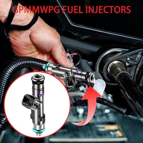 8Pcs Fuel Injectors 0280158140 FJ1008 Compatible with Ford Expedition 2007 2008, for Lincoln Navigator 2007 2008 5.4L V8 Replacement 800-2044N CM-5145 8002044N CM5145 7L1Z9F593B Set of 8