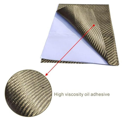 Reinforced Exhaust Heat Shield Mat Adhesive Heat Shield Heat Shield Automotive Heat Shield Material with Adhesive Backed Resistant High-Temp (13'' x 26'') - size: 13'' x 26''