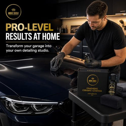 Magic Shield Graphene Ceramic Coating for Cars, 5-Year, 50 mL