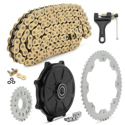 TOFR Belt Drive to Chain Drive Conversion Kit for Harley Touring 2009-UP - size: 22T+51T