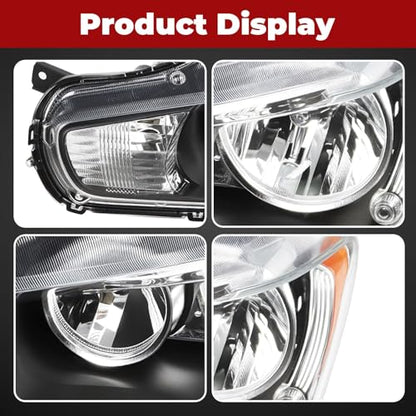 Nakkaa Headlight Compatible with 2008-2017 Lancer EVO X ES/GTS/SEL/SE/DE