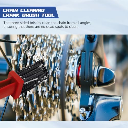 2PCS Bike or Motorcycle Chain Washer, Red