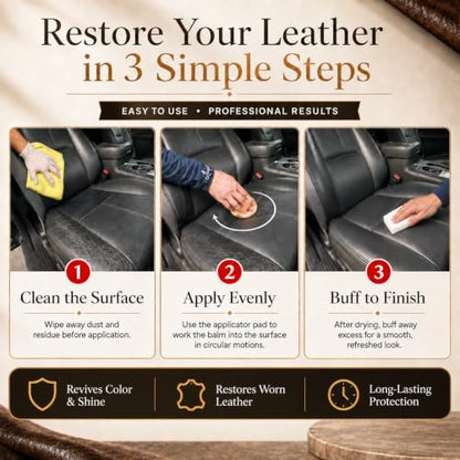 Leather Recoloring Balm, Camel - color: Camel.