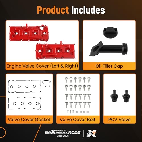 maXpeedingrods Upgraded Aluminum Engine Valve Cover for Infiniti QX56